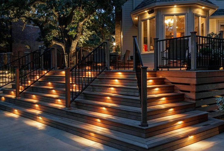 Steps deck lighting