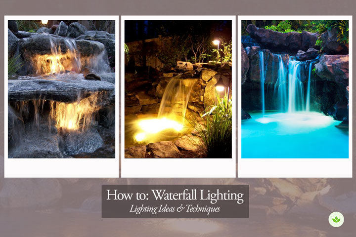 Waterfall lighting