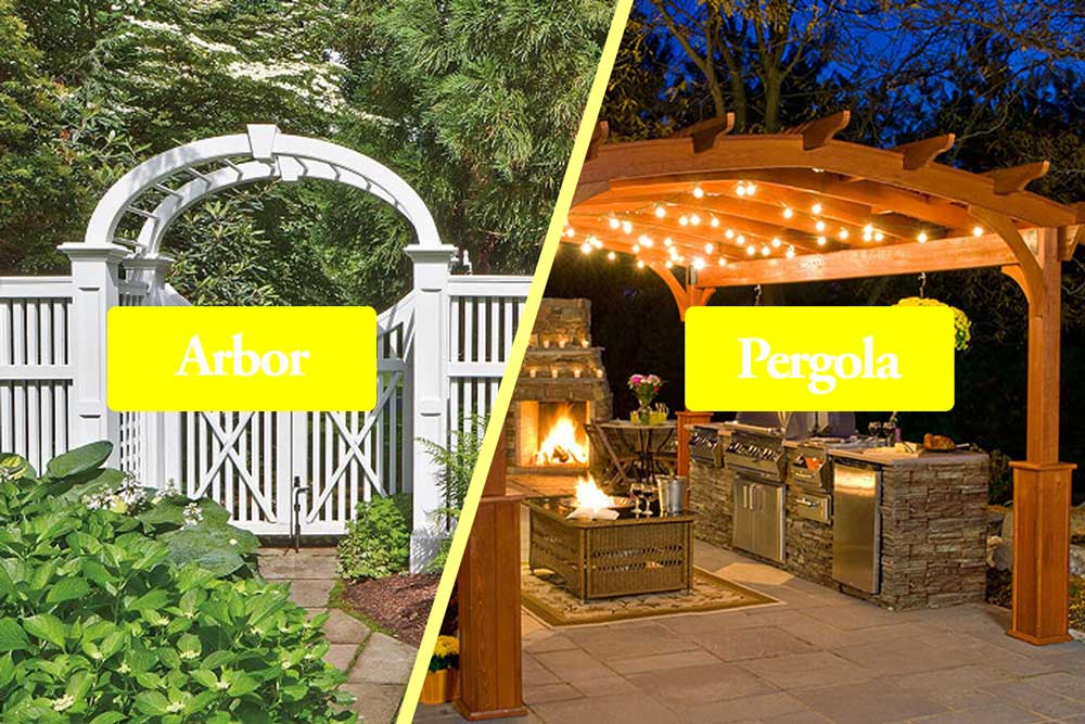 Arbor vs Pergola: What’s the difference?